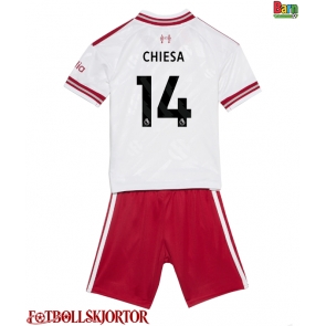 Liverpool Federico Chiesa #14 Borta Kläder Barn 2026-27 Kortärmad (+ Korta byxor)